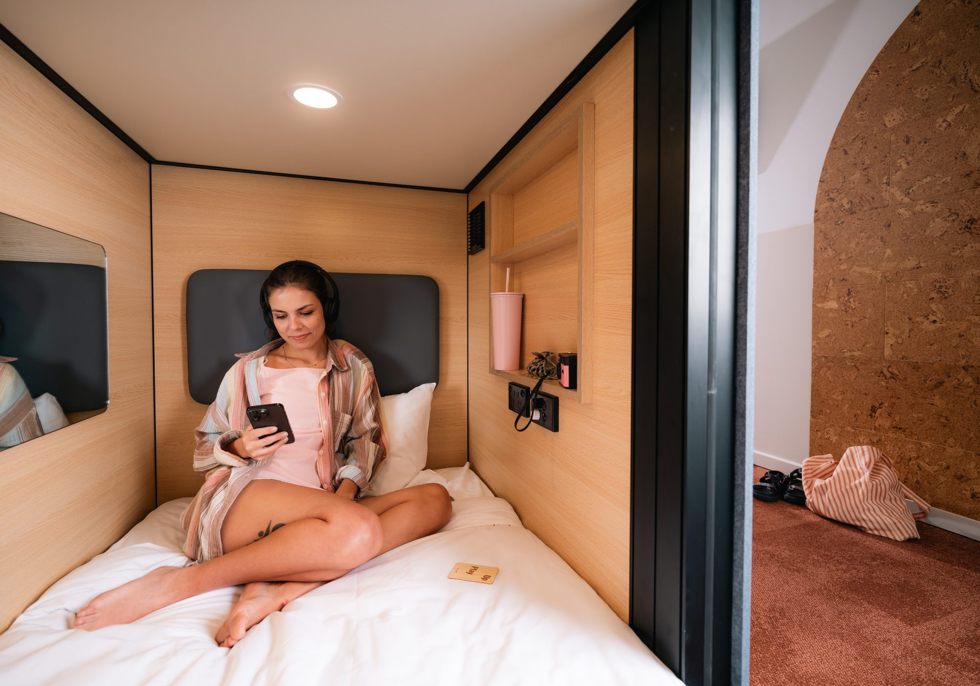 Girl in a pod at LyLo Brisbane