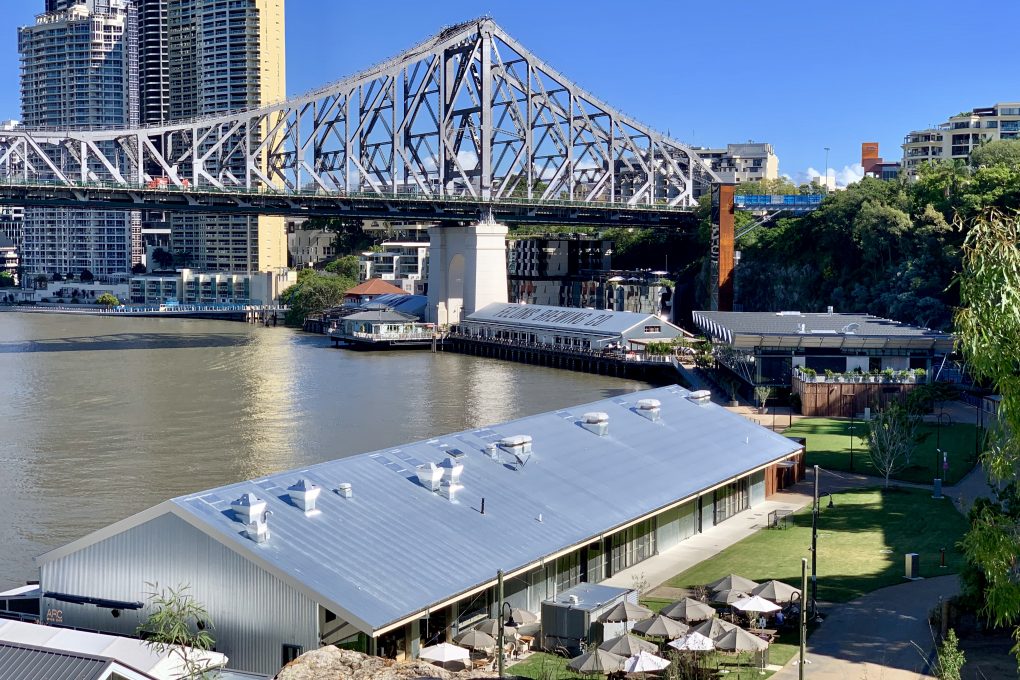 Howard Smith Wharves with Storey Bridge in the background
